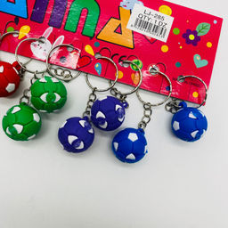 Брелок из резины - Футбольный мяч 12 шт в уп (арт. LJ-285) - Storyland фото 4