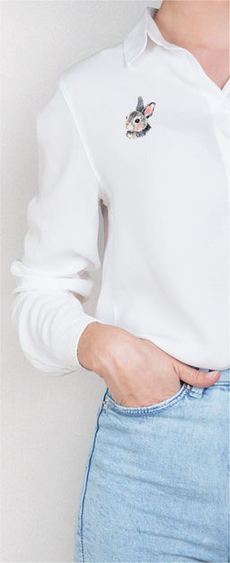 Набор для вышивания PANNA Живая картина JK-2277 Зайчонок