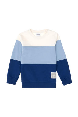 Толстовка цвета индиго для мальчика Неожиданная скидка в корзине