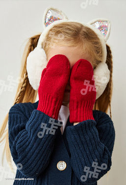 Шерстяные варежки (арт. 04150)