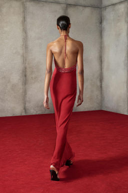 STUDDED SATIN DRESS LUDOVIC DE SAINT SERNIN x ZARA фото 3