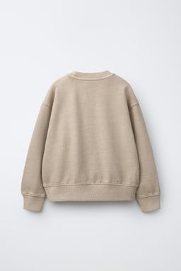 SUDADERA LISA GARMENT DYE / Beige - Zara фото 2