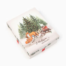 Набор махровых полотенец Этель Лесные жители 30?30 см - 5 шт., 100% хл, 340 г/м?