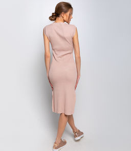 Платье #КТ83008, бежевый - Dommod фото 5