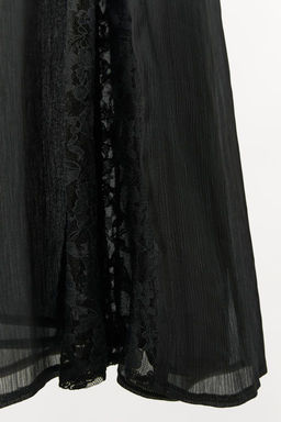 DRESS WITH CONTRAST EMBROIDERY AND BEADS - Zara фото 7