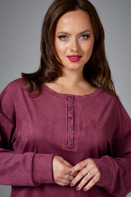 Джемпер AVE RARA 2250 бургунди  фото 6