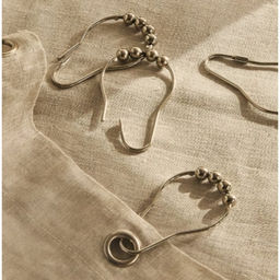 Крючки для штор Доляна, 12 шт., цвет хромированный