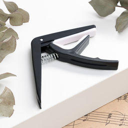 Каподастр Music Life, зажим для струн, черный, пластиковый