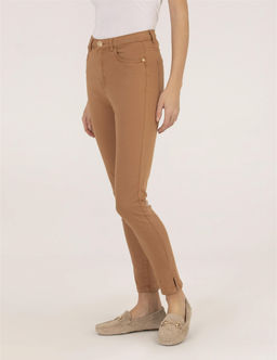 Kahverengi Skinny Fit Kanvas Pantolon - Pierre cardin фото 2
