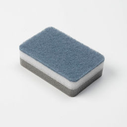 Дозатор для моющего средства с подставкой для губки Raccoon, 550 мл, губка в комплекте, чёрный