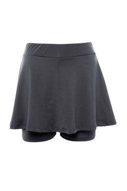 TRENDYOLMILLA Siyah 2 Katmanl? Ici Sortlu Tenis Orme Spor Sort Etek TWOSS22SR00067  фото 6