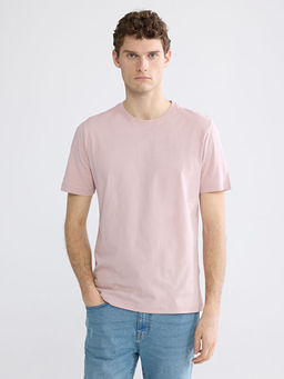 Bisiklet Yaka Penye Erkek Ti??rt