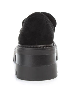 03-C1801-2 BLACK Полуботинки женские (натуральная замша) - Фабричный китай фото 8