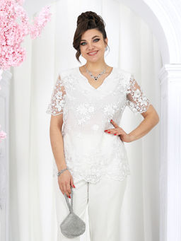 Костюм Ninele 6066 молочный  фото 7