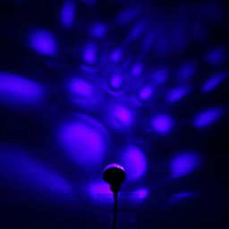 Цена за 2 шт. Диско-шар mini "Каледоскоп", LED (красный, зеленый, синий), переходник Micro USB