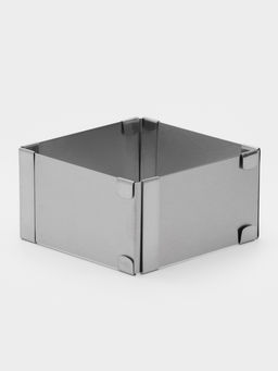 Форма для выкладки и выпечки с регулировкой размера, d=9.5-16 см, серебристая