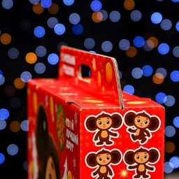 Подарочная коробка Чебурашка, Портфель широкий , 31 х 8,5 х 20,3 см - Simaland фото 5