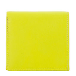 Итальянский кожаный кошелек DuDu серии Flavio | цитрусовый желтый - Dudubags фото 5