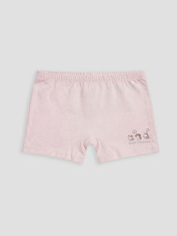 Bask?l? K?z ?ocuk Boxer 3l?