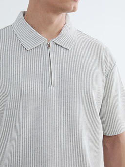 Polo Yaka ?izgili Erkek Ti??rt