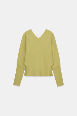 V-NECK KNIT JUMPER - Zara фото 14