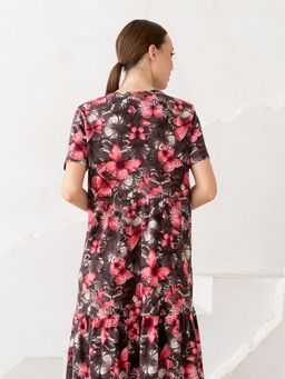 Платье жен.арт.416/1-2,коричнево-розовое - Binita фото 10