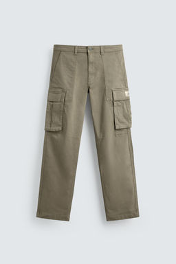 RELAXED FIT CARGO TROUSERS - Zara фото 15
