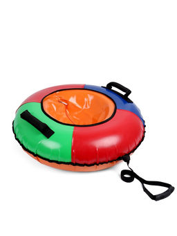Тюбинг – ватрушка, диаметр чехла 73 см, разноцветная