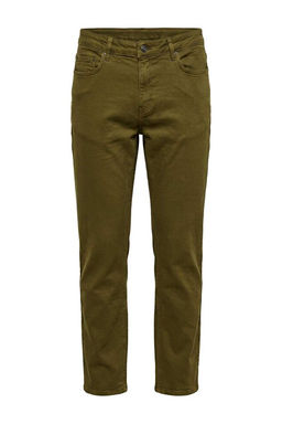 Haki Regular Fit Esnek Kuma_ Mevsimlik Normal Bel Erkek Dokuma Pantolon TMNAW27PL00007