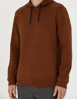 Kiremit Regular Fit Kap__onlu Sweatshirt - Pierre cardin фото 6