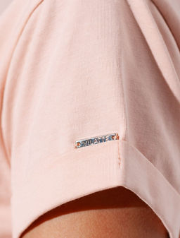 Свободная футболка с принтом из премиального хлопка с эластаном - Vilatte фото 6