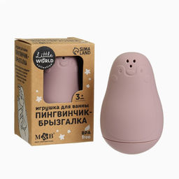 Игрушка для ванны M&B «Пингвинчик-брызгалка», силикон, МИКС