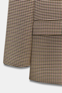 BLAZER CRUZADA OVERSIZE / Negro / Verde - Zara фото 11