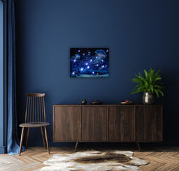 ФРЕЯ PNB/PMDD-170 Набор для раскрашивания по номерам ( со светодиодами ) 40 х 30 см Магия океана