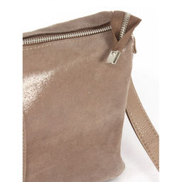 Сумка женская натуральная кожа ADEL-230/3в/ММ (отделка ИСК/КОЖА), 5отд, плеч/рем. капучино 263740 - Adelia фото 4