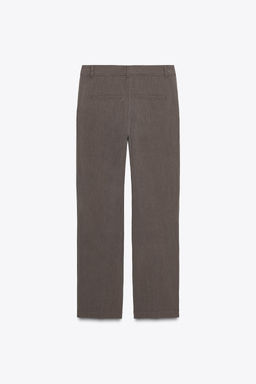 STRAIGHT-LEG TROUSERS WITH TOPSTITCHING - Zara фото 7