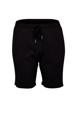 Siyah Regular %100 Pamuklu Fit Dokulu Sort & Bermuda TMNSS23SR00032