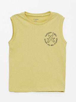 Bisiklet Yaka Bask?l? Erkek Bebek Atlet 2li - Waikiki фото 3