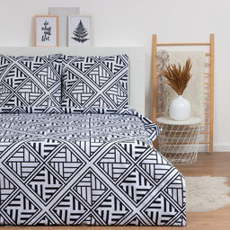 Постельное бельё Евро LoveLife Этнический узор: пододеяльник 200х217см+наволочка 70х70см-2шт, поплин