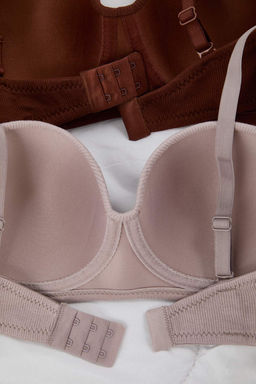 Siyah-Yesil 2li Kaskorse Balenli Duz Sabit Kap Balconette Sutyen THMAW26SU00006 - Trendyolmilla фото 16