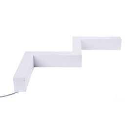 ULO-K19A 30W/4000K/Z30-120 IP40 WHITE Светильник линейный светодиодный подвесной. Зигзагообразный, профиль 50х70мм. Белый свет (4000K). 3000Лм. Алюминий. Цвет белый. TM Uniel