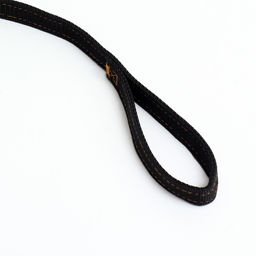 Поводок двухслойный с усиленным карабином, 3 м х 2 см, чёрный - Пижон фото 3