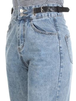 7958 BLUE Джинсы женские AMG JEANS (98% хлопок, 2% лайкра) - Фабричный китай фото 6