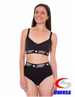 Плавки женские спортивные с высокой посадкой * (Артикул: 2509)