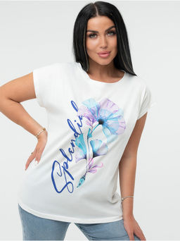 Футболка "Акварель" белая