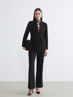 Beli Ku?akl? Kad?n Blazer Ceket