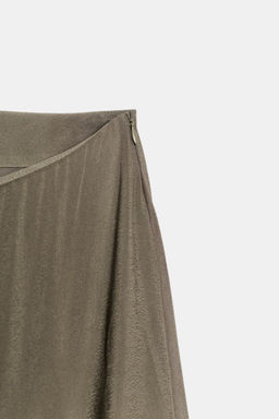 FLOWING GODET SKIRT WITH LACE - Zara фото 9
