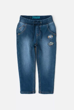 20110160252, Брюки джинсовые (утепленные) детские для мальчиков Kvinta, темно-синий