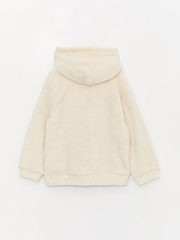 Nak??l? Uzun Kollu Pel?? K?z ?ocuk Hoodie - Waikiki фото 3