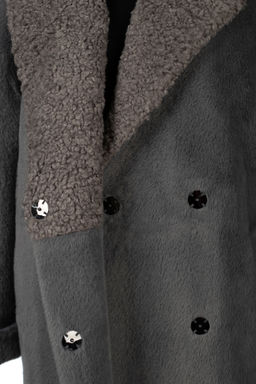 02-3192 Пальто женское утепленное (пояс) - El podio фото 13